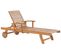 Chaise Longue Bois Bois Clair Java