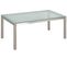 Table De Jardin 180 X 90 Cm Verre Transparent Grosseto