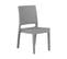 Lot De 2 Chaises De Jardin Gris Clair Fossano