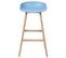 Tabouret De Bar Set De 2 Bleu Clair Micco