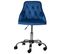 Chaise De Bureau Velours Bleu Marine Parrish