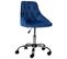 Chaise De Bureau Velours Bleu Marine Parrish