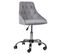 Chaise De Bureau Velours Gris Parrish