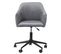 Chaise De Bureau Velours Gris Venice