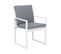 Lot De 2 Chaises De Jardin Grises Pancole