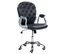 Chaise De Bureau Cuir Pu Noir Princess