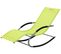 Chaise Longue Métal Vert Citron Carano