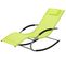 Chaise Longue Métal Vert Citron Carano