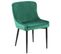 Chaise De Salle à Manger Set De 2 Velours Vert Solano