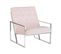 Velours Fauteuil Rose Harstad