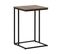 Table Appoint En Imitation Bois Foncé Troy