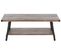 Table Basse Bois Foncé 100 X 55 Cm Carlin