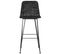 Tabouret De Bar Set De 2 Rotin Noir Cassita