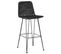 Tabouret De Bar Set De 2 Rotin Noir Cassita