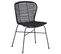 Chaise De Salle à Manger Set De 2 Rotin Noir Elfros