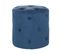 Pouf En Velours Bleu Foncé D 40 Cm Corolla