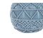 Pouf En Coton Bleu D 40 Cm Kayseri