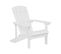 Chaise De Jardin Bois D'ingénierie Blanc Adirondack