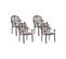 Lot De 4 Chaises De Jardin Marron Foncé Ancona