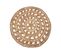 Tapis Rond 140 Cm En Jute Beige Kerer