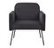 Velours Fauteuil Gris Narken