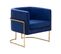 Velours Fauteuil Bleu Foncé Sirkka