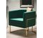 Velours Fauteuil Vert Foncé Sirkka