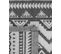 Tapis Extérieur Au Motif Zigzag Noir 120 X 180 Cm Nagpur