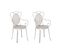 Lot De 2 Chaises De Jardin Grises Cilento