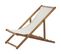 Chaise Longue Bois Bois Clair Anzio