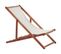 Chaise Longue Bois Bois Foncé Anzio