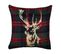 Lot De 2 Coussins Rouge Rudolph 45 X 45 Cm