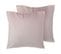 Lot De 2 Coussins Velours Rose Pasque 45 X 45 Cm