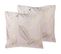 Lot De 2 Coussins Velours Rose Freesia 45 X 45 Cm