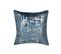 Lot De 2 Coussins Velours Bleu Gardenia 45 X 45 Cm