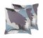 Lot De 2 Coussins Coton Violet Ixia 45 X 45 Cm