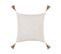 Lot De 2 Coussins Gaufré Beige Clair Azalea 45 X 45 Cm