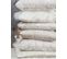 Lot De 2 Coussins Gaufré Beige Clair Azalea 45 X 45 Cm