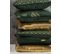 Lot De 2 Coussins Velours Vert Foncé Fern 45 X 45 Cm