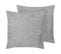 Lot De 2 Coussins Gris Nolana 45 X 45 Cm