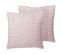 Lot De 2 Coussins Rose Tithonia 45 X 45 Cm