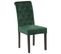 Chaise De Salle à Manger Set De 2 Velours Vert Foncé Velva