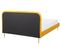 Lit Double En Velours Jaune 160 X 200 Cm Flayat