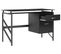 Table De Bureau 117 X 57 Cm Noir Moriton