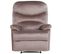 Fauteuil De Relaxation En Velours Taupe Eslov