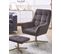 Velours Fauteuil Taupe Molle