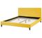 Lit Double En Velours Jaune 160 X 200 Cm Fitou