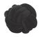 Coussin Velours Noir Malni 30 X 30 Cm