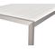 Table De Jardin 180 X 90 Cm Matériaux Synthétiques Blanc Vernio