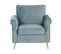 Velours Fauteuil Vert Menthe Vietas